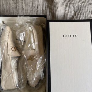 Gucci Angelo Plonge loafers in color mystic white size 37.5